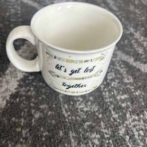 White Ceramic Mug with Inspirational Quote